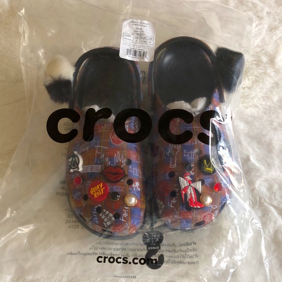 Disney 101 Dalmatians Cruella de Vil Platform Crocs Limited Edition NWT - Picture 6 of 12